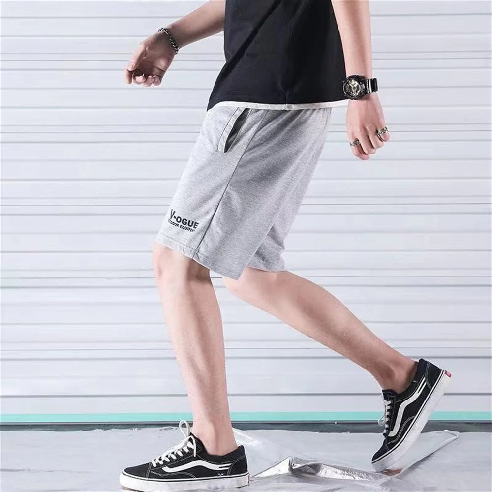 Summer Casual Shorts Men Boardshorts Breathable Loose Beach Short Pants Comfortable Fitness Basketball Sport Sweatpants Breeches