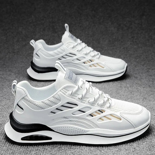 Men's Breathable Mesh Sneakers New Casual Sports Shoes For Men Quality Luxury Comfy Breathable Casual Shoes Platform Tenis 2024