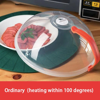 Anti Splatter Heating Sealing Cover Lid with Steam Vents Fresh-keeping Plate Bowl Cover Stackable Microwave Splatter Cover Lid