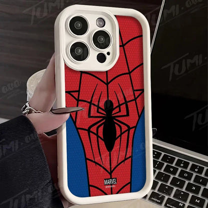 Luxury Marvel Spider Man Case for Xiaomi POCO X6 X5 X4 GT F3 F4 F5 M6 Pro X3 NFC Mi 13T 12T 11T 13 12 11 Lite 5G NE Phone Cover