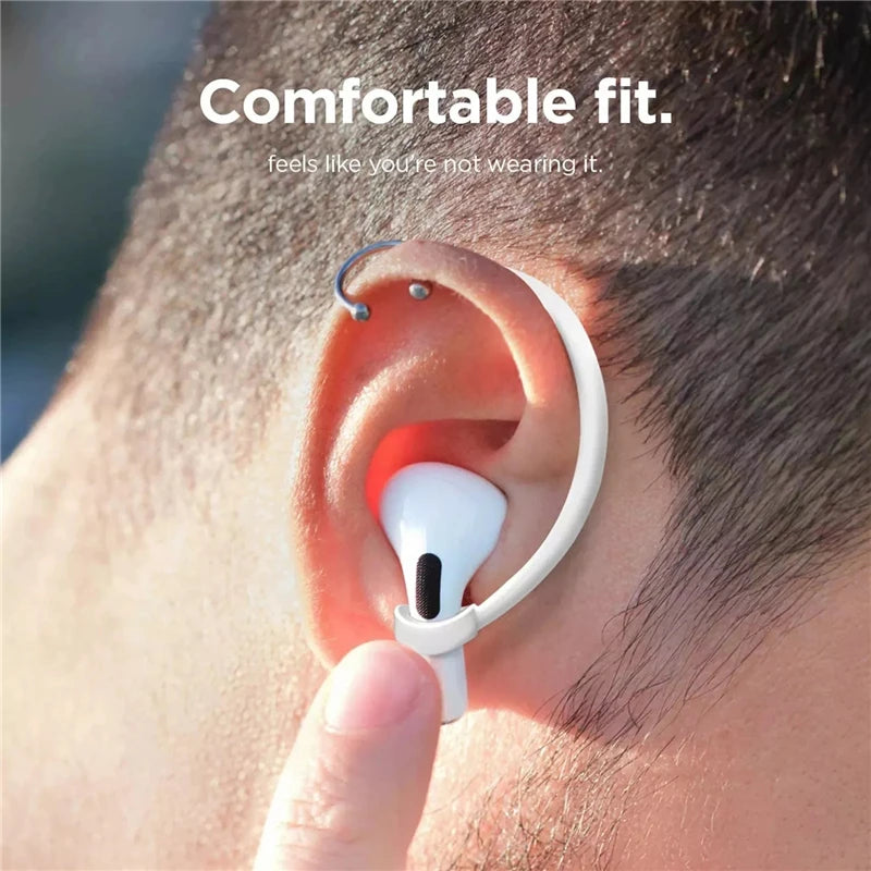 Soft Silicone Anti Lost Hook Earphones for Apple Airpods 1 2 3 Air Pods Pro Bluetooth Wireless Headphone Earbuds Ear Tips Strap