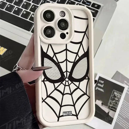 Luxury Marvel Spider Man Case for Xiaomi POCO X6 X5 X4 GT F3 F4 F5 M6 Pro X3 NFC Mi 13T 12T 11T 13 12 11 Lite 5G NE Phone Cover