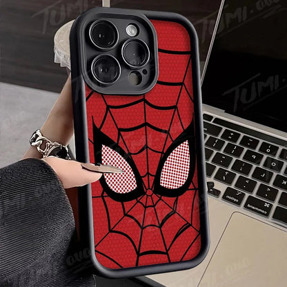 Luxury Marvel Spider Man Case for Xiaomi POCO X6 X5 X4 GT F3 F4 F5 M6 Pro X3 NFC Mi 13T 12T 11T 13 12 11 Lite 5G NE Phone Cover