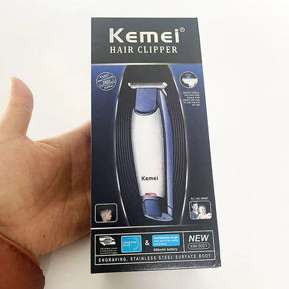 Kemei 5021 Hair Trimmer Electric Hair Clipper Rechargeable Razor Barber Hair Cutting Shaving Machine For Man Beard Shaver