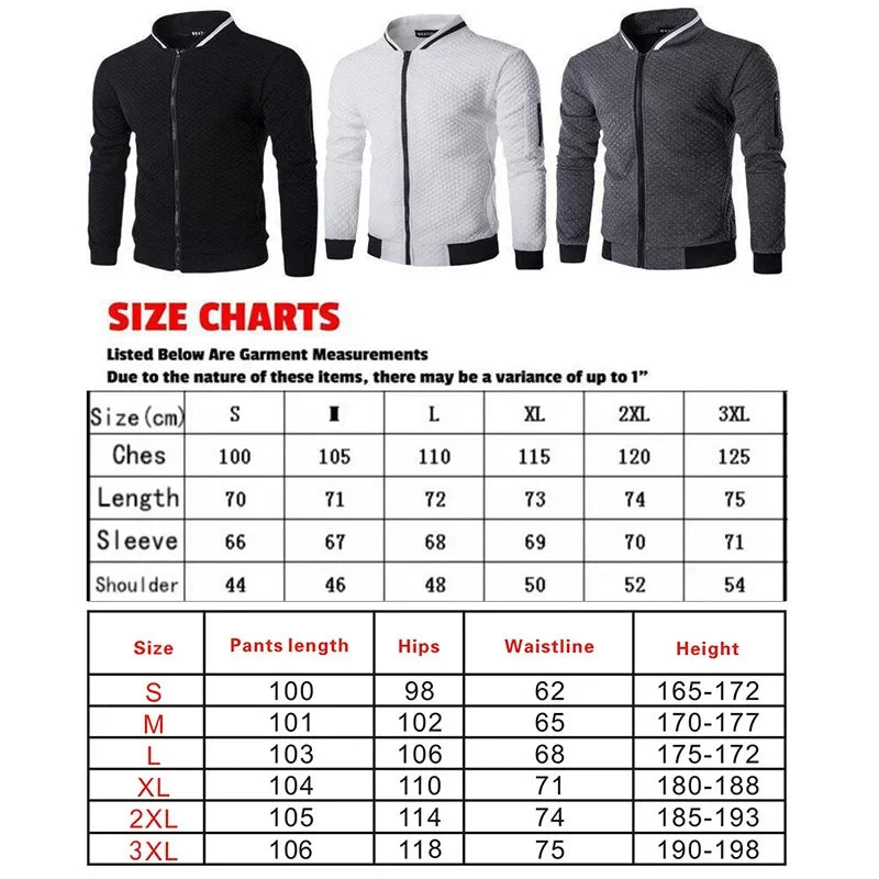 High-quality casual jackets, men's suits, jackets, men's jerseys, sports training suits, autumn zipper jackets, suits, sportswea