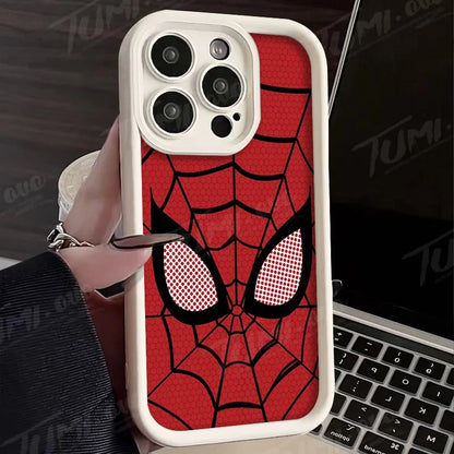 Luxury Marvel Spider Man Case for Xiaomi POCO X6 X5 X4 GT F3 F4 F5 M6 Pro X3 NFC Mi 13T 12T 11T 13 12 11 Lite 5G NE Phone Cover